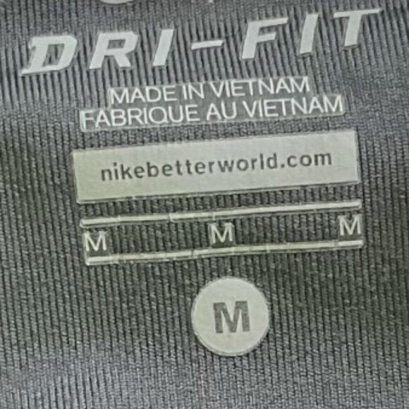 NIKE DRI FIT ATHLETIC LEGGINGS WORKOUT CAPRI PANTS GYM YOGA - Picture 11 of 12